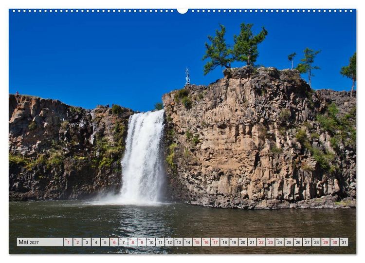 Produktbild: Mongolei Endlose Weite (Wandkalender 2027 DIN A2 quer), CALVENDO Monatskalender