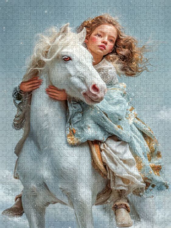 Produktbild: CALVENDO Puzzle Mensch und Tier | 1000 Teile Lege-Gr&ouml;&szlig;e 64x48cm Foto-Puzzle f&uuml;r gl&uuml;ckliche Stunden