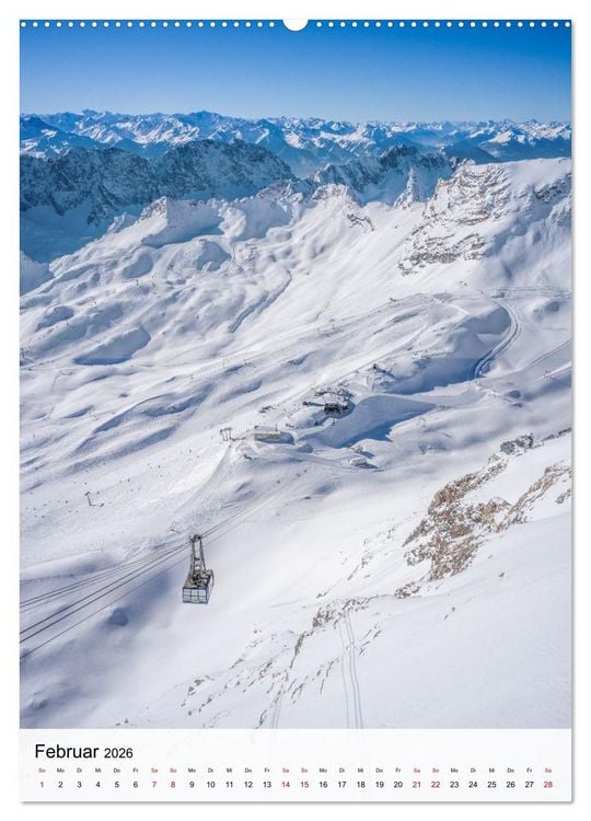 Produktbild: Garmisch-Partenkirchen und die faszinierende Bergwelt der Alpen (Wandkalender 2026 DIN A2 hoch), CALVENDO Monatskalender