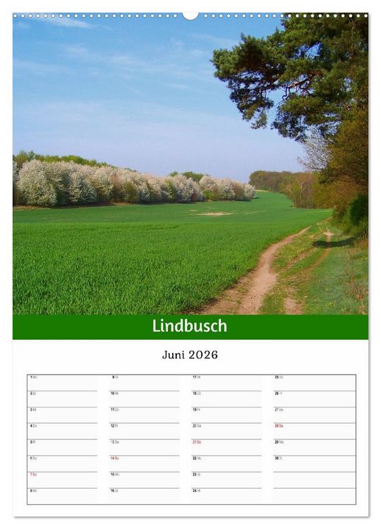 Produktbild: Natursch&ouml;nheiten aus Halle (Saale) (hochwertiger Premium Wandkalender 2026 DIN A2 hoch), Kunstdruck in Hochglanz
