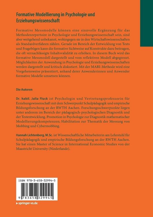 Produktbild: Formative Modellierung in Psychologie und Erziehungswissenschaft