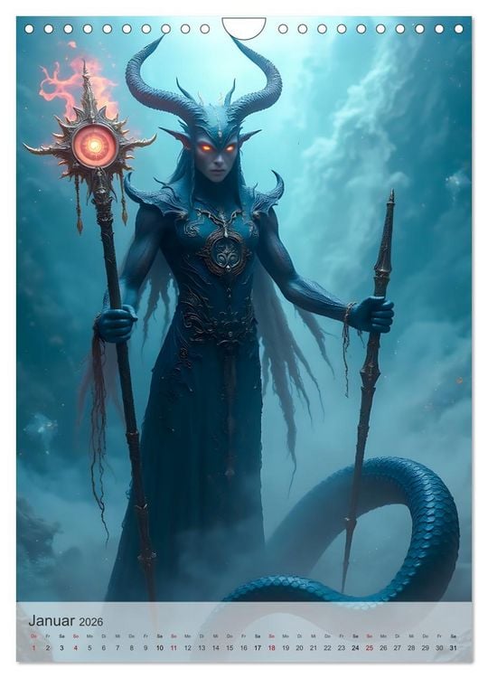 Produktbild: Slawische Mythologie - G&ouml;tter, Helden und Monster (Wandkalender 2026 DIN A4 hoch), CALVENDO Monatskalender