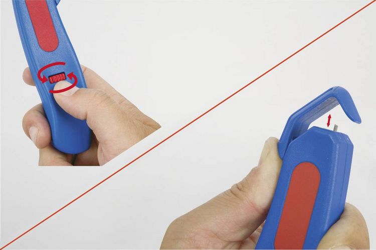 Produktbild: WEICON TOOLS 10021246 S 4-28 Abisoliermesser Geeignet f&uuml;r Rundkabel 4 bis 28 mm 0.5 bis 6 mm&sup2;