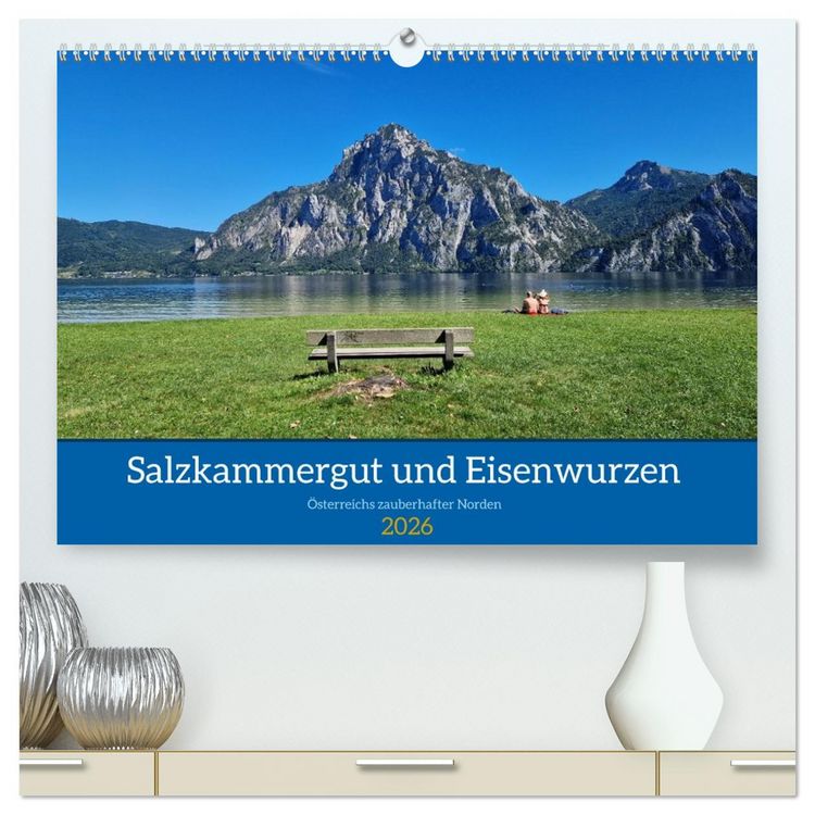 Produktbild: Salzkammergut und Eisenwurzen (hochwertiger Premium Wandkalender 2026 DIN A2 quer), Kunstdruck in Hochglanz