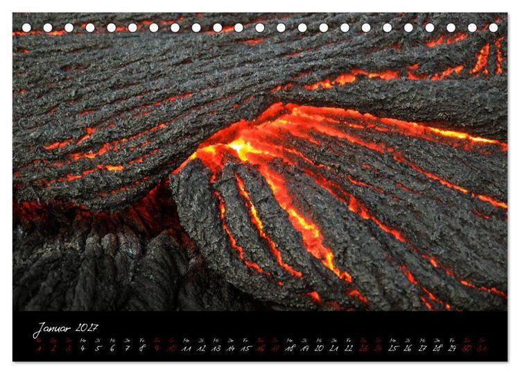 Produktbild: Kilauea Volcano Hawaii - Auf den Spuren von Feuerg&ouml;ttin Pele (Tischkalender 2027 DIN A5 quer), CALVENDO Monatskalender