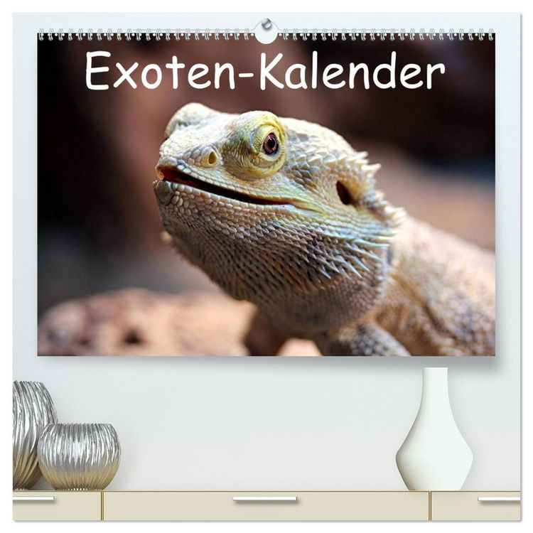 Produktbild: Exoten-Kalender (hochwertiger Premium Wandkalender 2026 DIN A2 quer), Kunstdruck in Hochglanz
