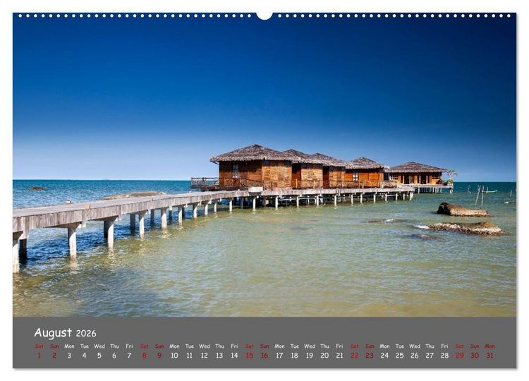 Produktbild: Vietnam`s most beautiful beaches (High Quality Premium Wall Calendar 2026 DIN A2 landscape),CALVENDO 12 Month Wall Calendar