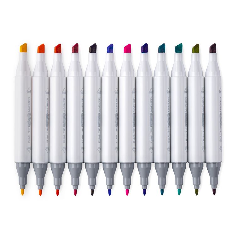 Produktbild: JOLLY Filzstifte Airbrush Textilmarker Nachf&uuml;llung, 12er Set
