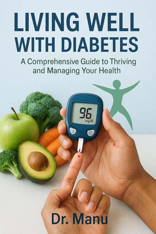 Produktbild: Living Well with Diabetes: A Comprehensive Guide to Thriving and Managing Your Health