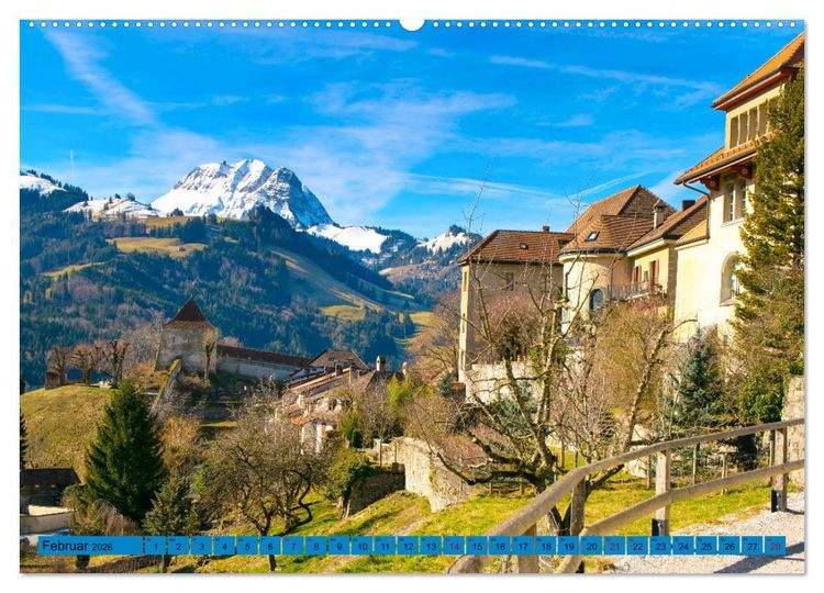 Produktbild: Frankreichs Alpenregionen (Wandkalender 2026 DIN A2 quer), CALVENDO Monatskalender