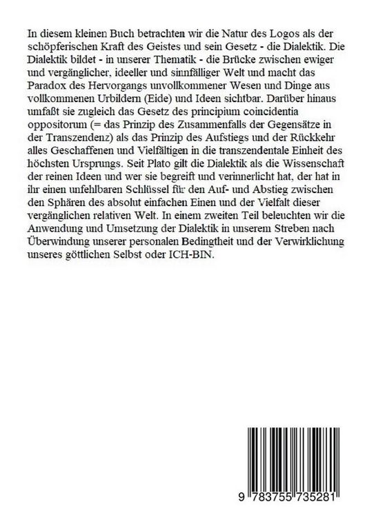 Produktbild: Der Logos und die Dialektik von Sein und Werden, Selbst und Persona