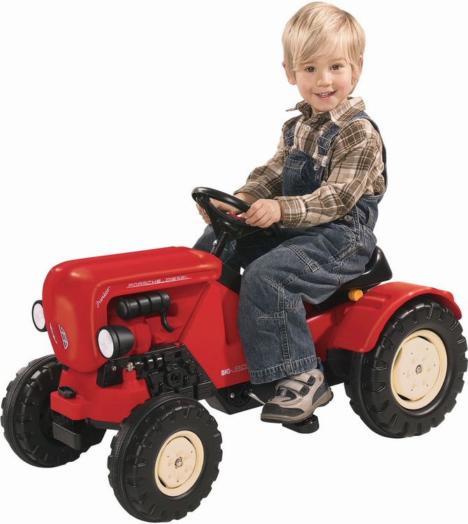 Produktbild: BIG 800056560 - BIG Porsche-Diesel-Junior Traktor, Kindertraktor, Trettraktor