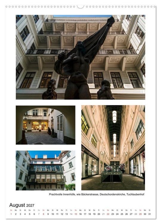 Produktbild: Verborgen in Wien (hochwertiger Premium Wandkalender 2027 DIN A2 hoch), Kunstdruck in Hochglanz