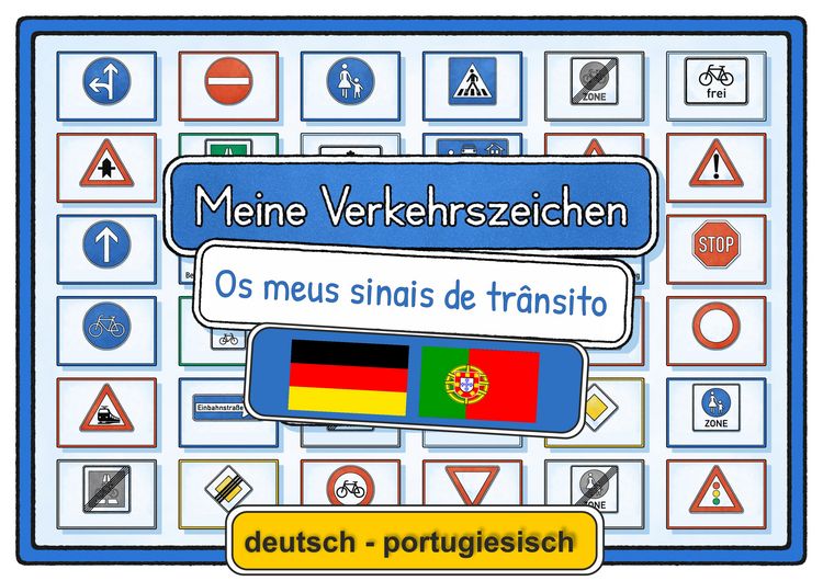 Produktbild: Meine Verkehrszeichen deutsch - portugiesisch