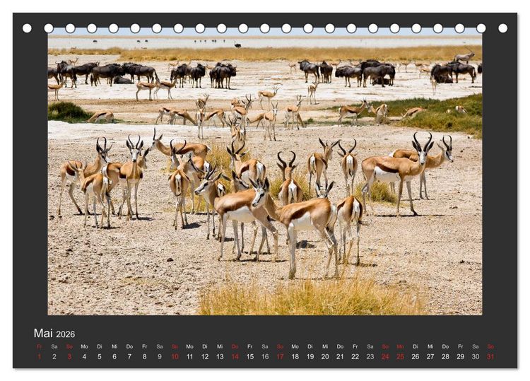 Produktbild: Facetten Namibias (Tischkalender 2026 DIN A5 quer), CALVENDO Monatskalender