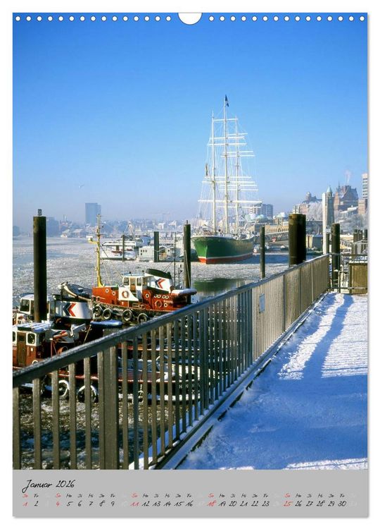 Produktbild: Hamburg - Eine Stadt mit vielen Gesichtern (Wandkalender 2026 DIN A3 hoch), CALVENDO Monatskalender