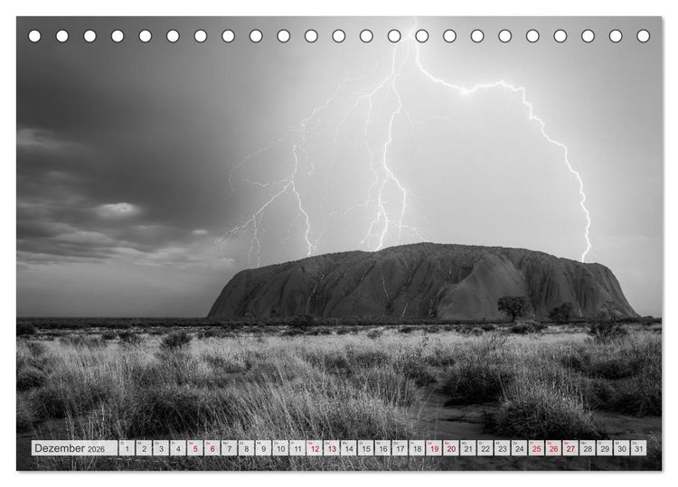 Produktbild: Monochrome Wonders (Tischkalender 2026 DIN A5 quer), CALVENDO Monatskalender