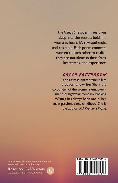 Produktbild: The Things She Doesn't Say