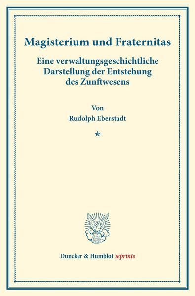 Produktbild: Magisterium und Fraternitas.
