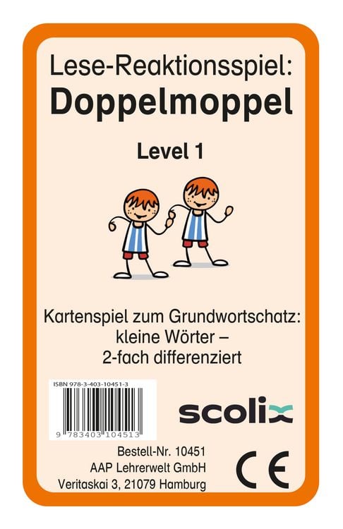 Produktbild: Lese-Reaktionsspiel: Doppelmoppel Level 1