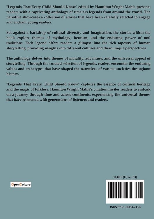Produktbild: Legends That Every Child Should Know