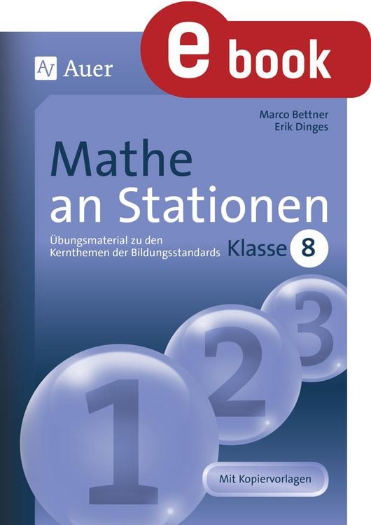 Produktbild: Mathe an Stationen Klasse 8