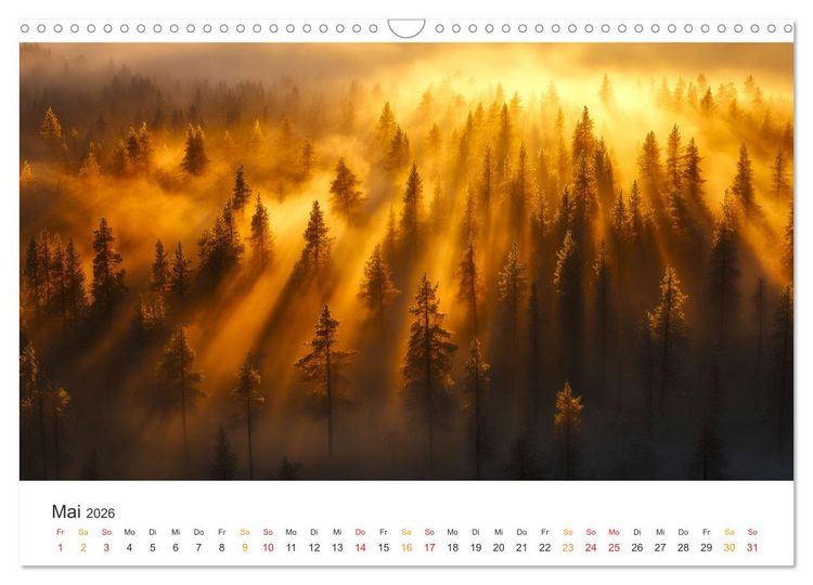 Produktbild: Die Sch&ouml;nheit der Sonne (Wandkalender 2026 DIN A3 quer), CALVENDO Monatskalender