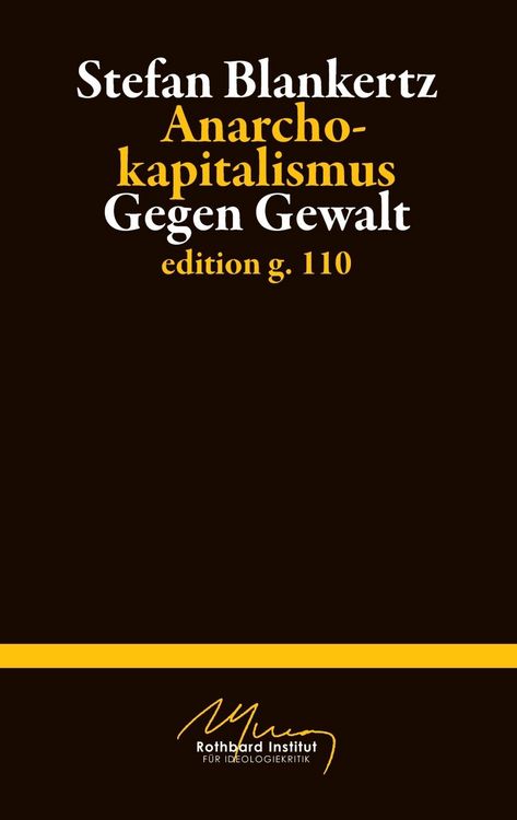 Produktbild: Anarchokapitalismus