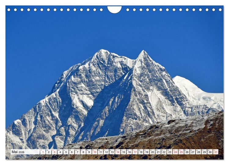 Produktbild: Grandioser Himalaya, Bergriesen in Nepal (Wandkalender 2026 DIN A4 quer), CALVENDO Monatskalender