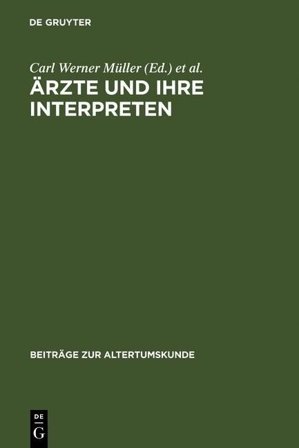 Produktbild: &Auml;rzte und ihre Interpreten