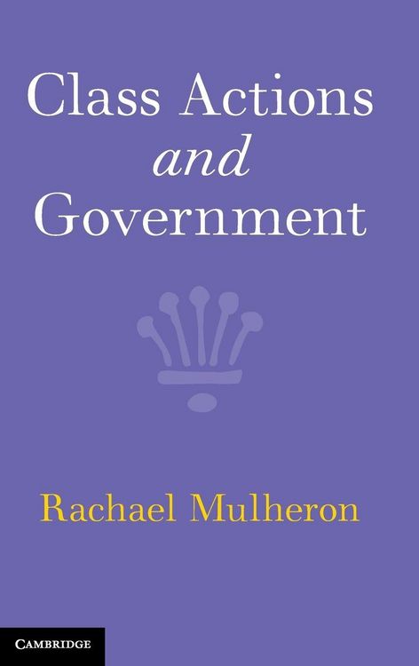 Produktbild: Class Actions and Government