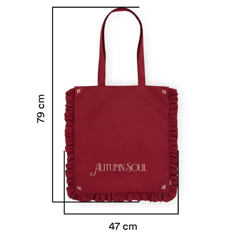 Produktbild: Shopper Maroon Leaves