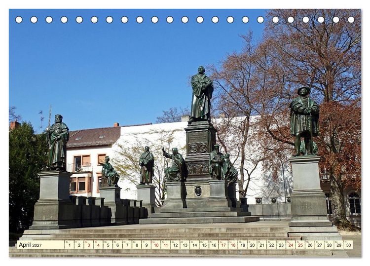 Produktbild: Worms am Rhein Mittelpunkt der Nibelungensage (Tischkalender 2027 DIN A5 quer), CALVENDO Monatskalender
