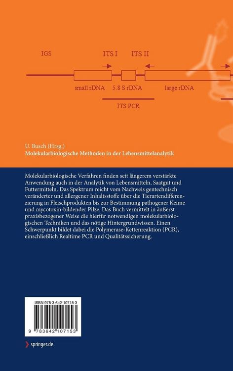 Produktbild: Molekularbiologische Methoden in der Lebensmittelanalytik