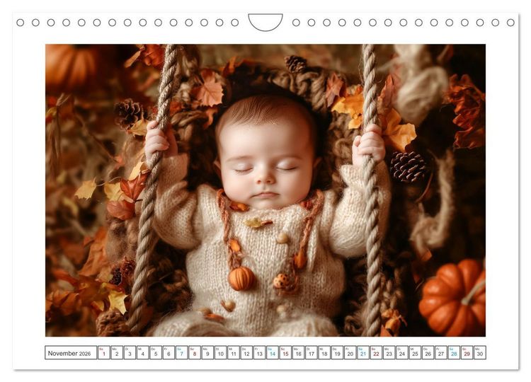 Produktbild: Babyzauber (Wandkalender 2026 DIN A4 quer), CALVENDO Monatskalender