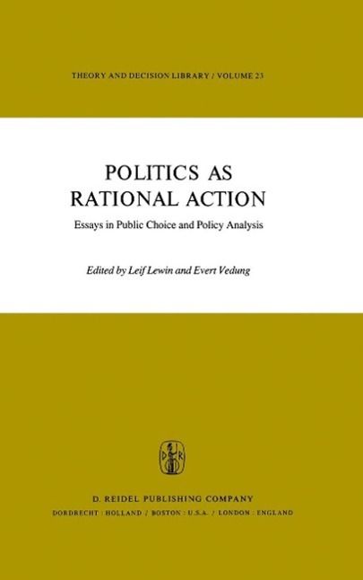 Produktbild: Politics as Rational Action