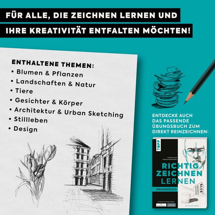 Produktbild: Richtig zeichnen lernen