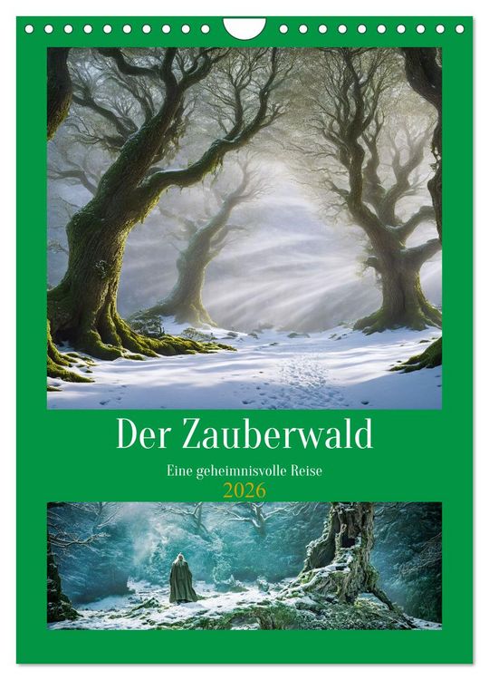 Produktbild: Der Zauberwald Eine geheimnisvolle Reise (Wandkalender 2026 DIN A4 hoch), CALVENDO Monatskalender