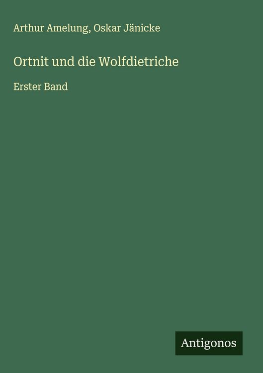 Produktbild: Ortnit und die Wolfdietriche