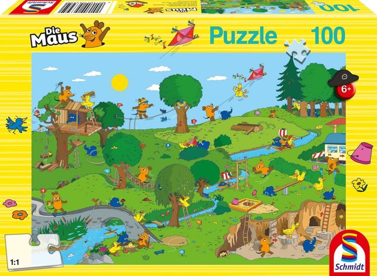 Produktbild: Im Spielpark, 100 Teile Puzzle