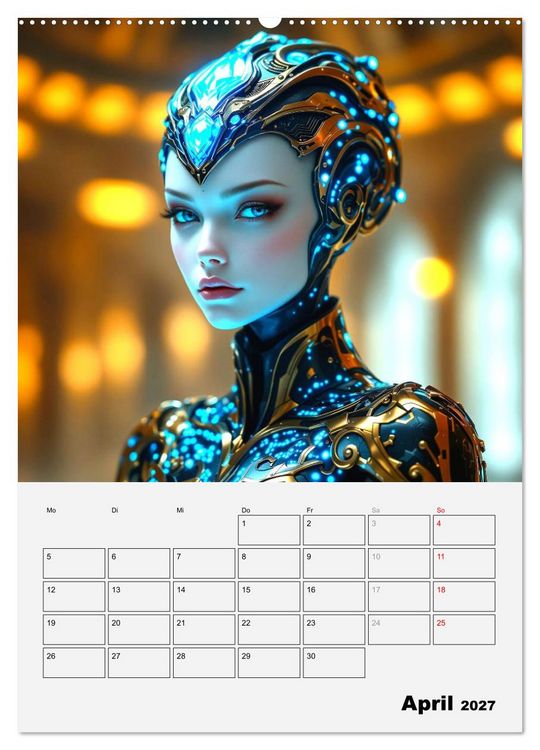 Produktbild: Herrscherinnen der Galaxien (hochwertiger Premium Wandkalender 2027 DIN A2 hoch), Kunstdruck in Hochglanz