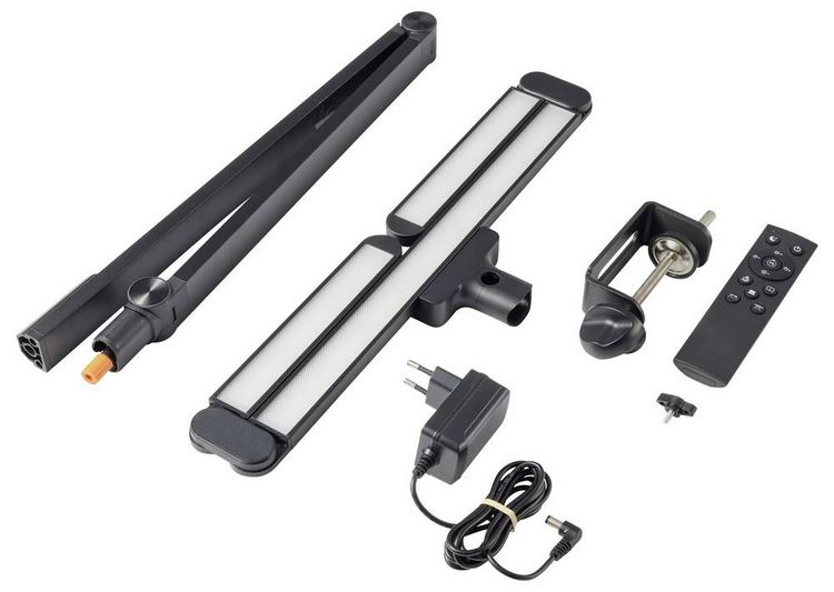 Produktbild: Sygonix SY-7459570 LED-Schreibtischleuchte LED LED 17W Schwarz