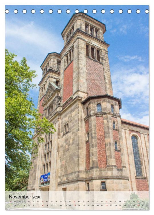 Produktbild: Historisches M&uuml;nster (Tischkalender 2026 DIN A5 hoch), CALVENDO Monatskalender