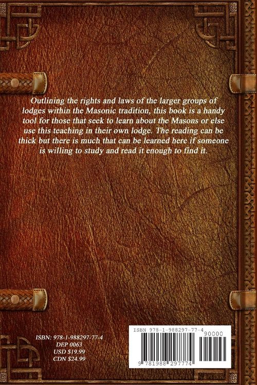 Produktbild: The Principles of Masonic Law