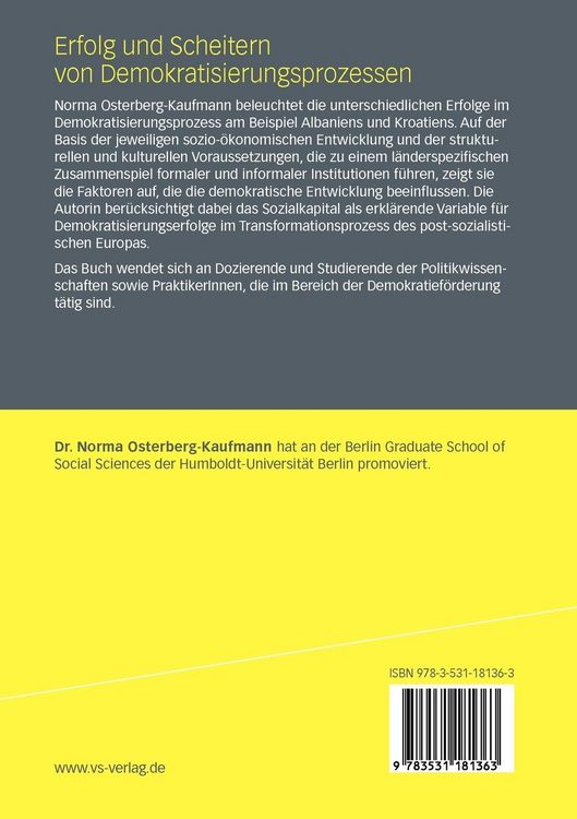 Produktbild: Erfolg und Scheitern von Demokratisierungsprozessen