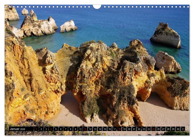 Produktbild: Algarve (Wandkalender 2026 DIN A3 quer), CALVENDO Monatskalender
