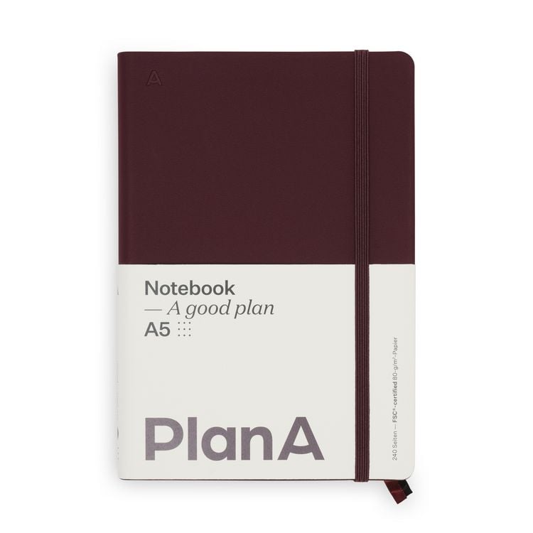 Produktbild: Notizbuch A5 Hardcover Cozy Fig Punktiert, 192 Seiten