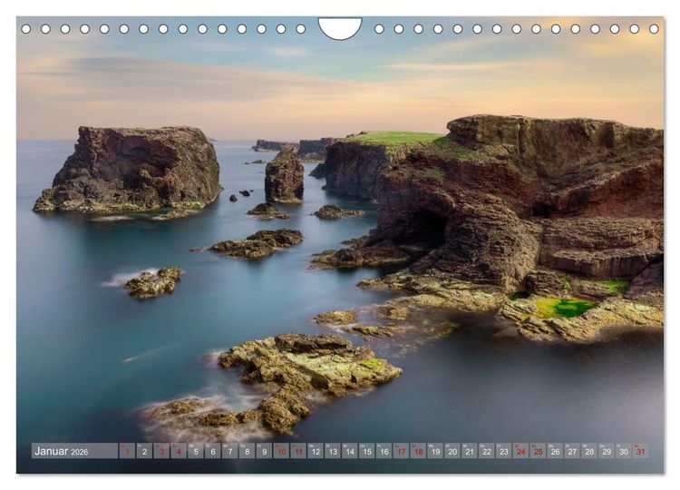 Produktbild: Wildes Shetland, die Wikinger-Inseln am Rande der Welt. (Wandkalender 2026 DIN A4 quer), CALVENDO Monatskalender