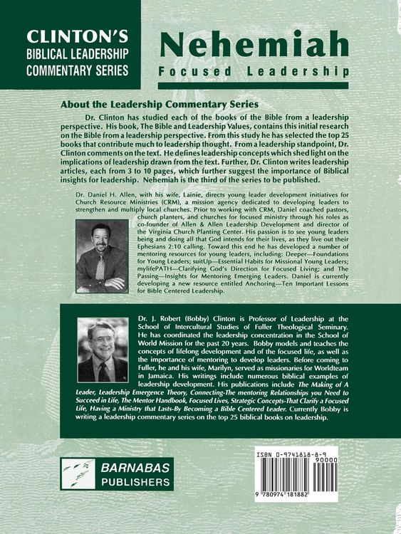 Produktbild: Nehemiah Focused Leadership