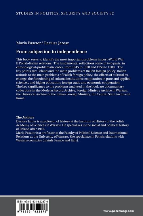 Produktbild: From Subjection to Independence